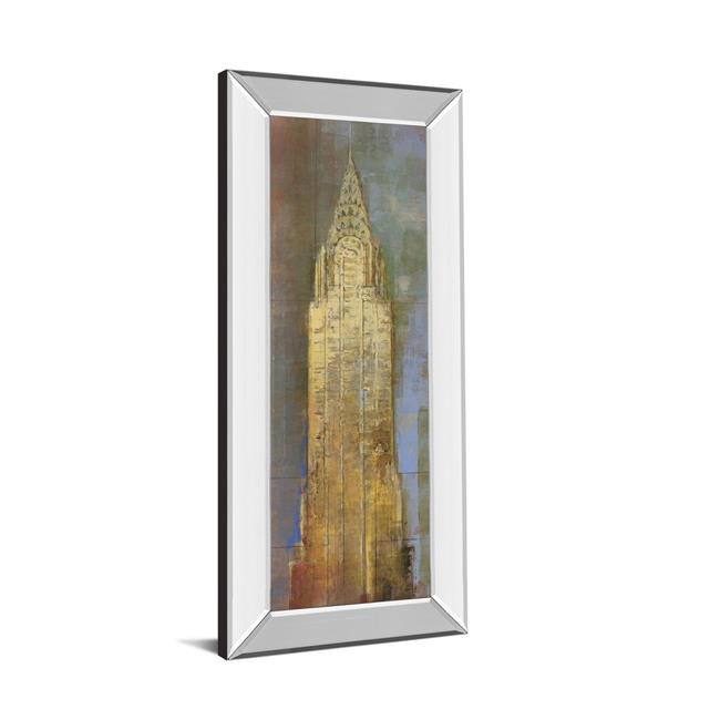 Classy Art 1983MF 18 x 42 in. Chrysler by Longo Mirror Framed Print Wall Art