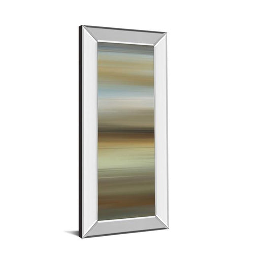 Classy Art 1856MF 18 x 42 in. Abstract Horizon II by James Mcmaster Mirror Framed Print Wall Art