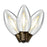 Holiday Bright Lights 9009331 Smooth Filament LED C9 Christmas Light Bulbs&#44; Pure White