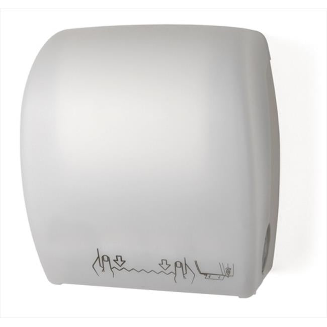 Hands Free Auto Cut Roll Towel Dispenser in White