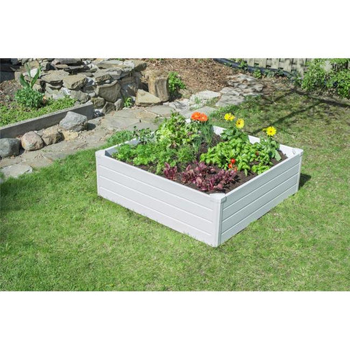 Nuvue 7000181 Deluxe Vinyl Raised Garden Bed&#44; White - 15 x 48 x 15 in.