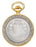 Two-Tone Hunter Case Mechanical Pocket Watch&#44; White