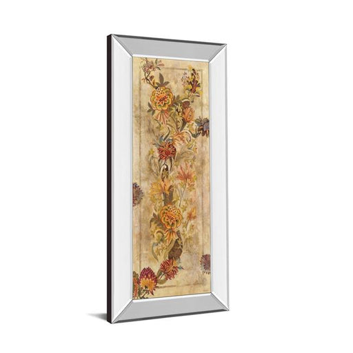 Classy Art 1364MF 18 x 42 in. Fleur Delicate II by Georgie Mirror Framed Print Wall Art