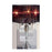 Trendy Sheer Shade Table Lamp with Hanging Crystals - Black