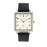 Simplify SIM5001 The 5000 Leather-Band Watch&#44; Black & White