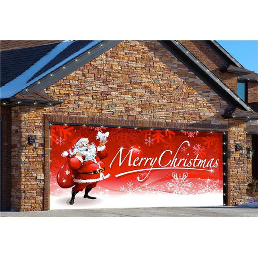 My Door Decor 285905XMAS-012 7 x16 ft. Santas Merry Christmas Outdoor Christmas Holiday Door Banner Decor&#44; Multi Color