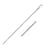 14k White Gold 1.8 mm Square Wheat Chain - Size 20 in.