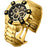 Invicta 15827 Mens Reserve Quartz Chronograph Black Dial Watch with Z60 Caliber