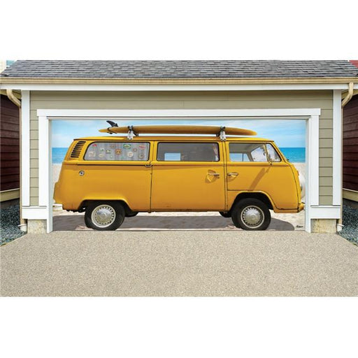 My Door Decor 285905NATR-006 7 x 16 ft. Surf Life Nature Door Mural Sign Car Garage Banner Decor&#44; Multi Color