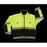 2W 350C-3 S Class 3 Reversible Bomber Jacket - Black & Lime&#44; Small