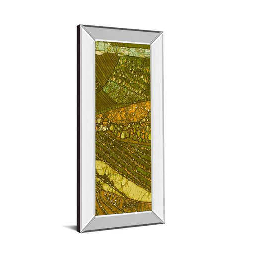 Classy Art 1767MF 18 x 42 in. Vineyard Batik II by Andrea Davis Mirror Framed Print Wall Art