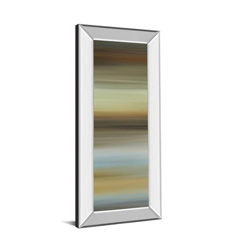 Classy Art 1855MF 18 x 42 in. Abstract Horizon I by James Mcmaster Mirror Framed Print Wall Art