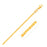 10k Yellow Gold Mariner Link Anklet&#44; 1.7 mm - Size 10 in.