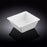 Wilmax 992387 4.25 x 4.25 X 1.75 in. Square Dish&#44; White - Pack of 48