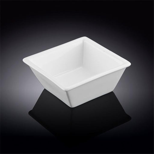 Wilmax 992387 4.25 x 4.25 X 1.75 in. Square Dish&#44; White - Pack of 48