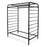 A301 - B Double Center Floor Rack - Black
