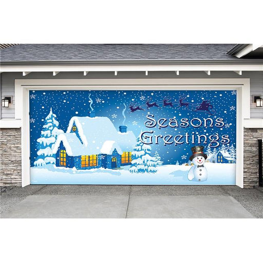 My Door Decor 285905XMAS-013 7 x16 ft. Winter Wonderland Outdoor Christmas Holiday Door Banner Decor&#44; Multi Color