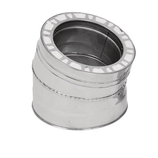 Olympia 3601749 6 in. Ventis Class-A All Fuel Chimney with 304L Stainless Steel 30 deg Elbow Kit