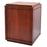Cherry Finish Grooved Vertical Wood Box Urn
