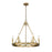 Z Lite 482R-6OBR 25 in. Barclay 6 Light Olde Brass Chandelier Ceiling Light