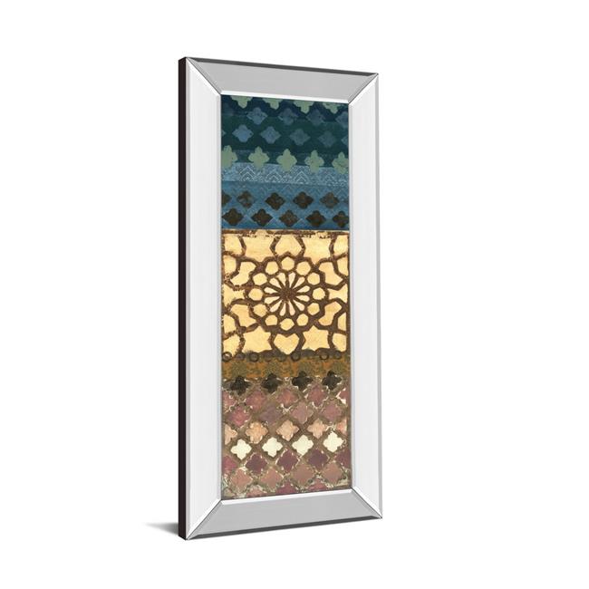Classy Art 1492MF 18 x 42 in. Sandalwood Summer II by Jeni Lee Mirror Framed Print Wall Art