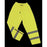 2W 739C-E 5XL Class E Waist Rain Pants - Lime&#44; 5 Extra Large