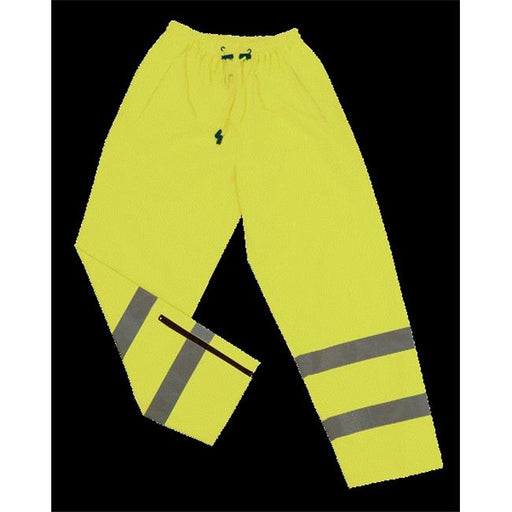 2W 739C-E S Class E Waist Rain Pants - Lime&#44; Small