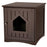 Trixie Pet Products 40292 Wooden Cat Home & Litter Box&#44; Brown