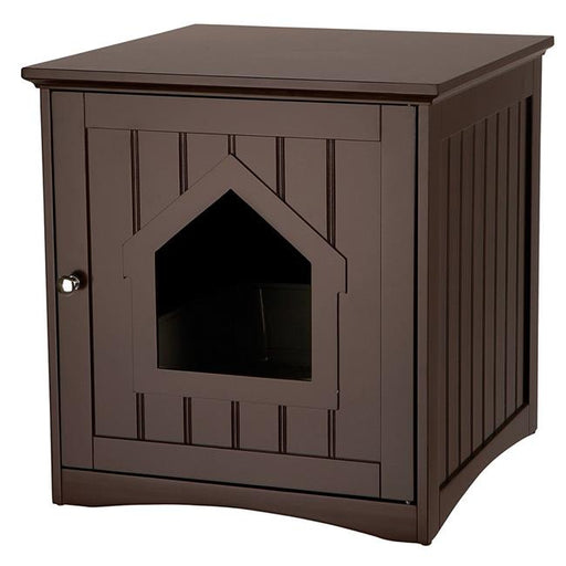 Trixie Pet Products 40292 Wooden Cat Home & Litter Box&#44; Brown