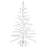 Santas Best 251518 50 in. 5 mm Illuminated Twinkling Bare Branch Wall Tree&#44; Brown Tree