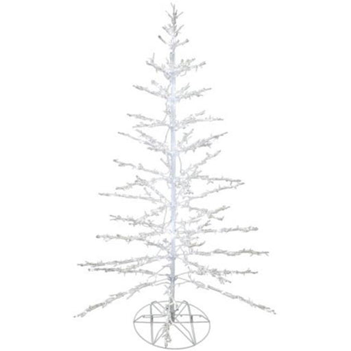 Santas Best 251518 50 in. 5 mm Illuminated Twinkling Bare Branch Wall Tree&#44; Brown Tree