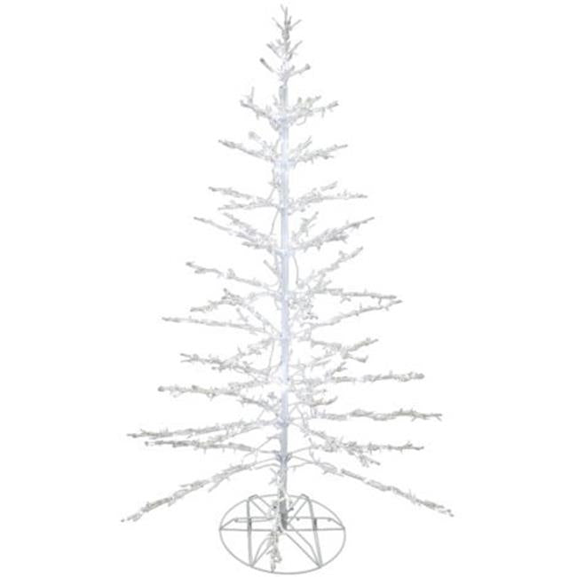 Santas Best 251518 50 in. 5 mm Illuminated Twinkling Bare Branch Wall Tree&#44; Brown Tree