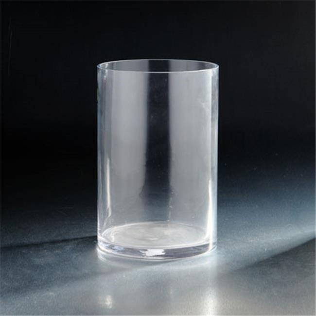 12 x 8 in. Glass Cylinder&#44; Clear