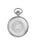 Stainless Steel Hunter Case Quartz Pocket Watch