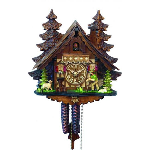 Alexander Taron 40912 11 x 12 x 6.75 in. Engstler Weight-Driven Cuckoo Clock