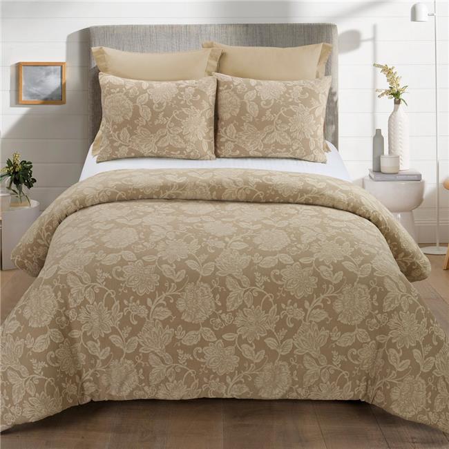 YLS Y00403 King Size Comforter Set - Amadora Cappuccino