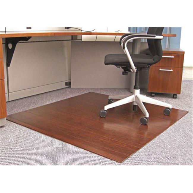 48 x 52 Inch Bamboo Roll-Up - 0.25 Inch Thick - Dark Cherry