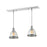 30 x 8 x 12.45 in. Mason Chrome Island & Billiard