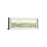 Classy Art 1737MF 18 x 42 in. Greenery Horizon Line II by Jennifer Goldberger Mirror Framed Print Wall Art