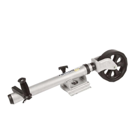 XLT 1500 lbs. Swing Away Bolt-On Jack with 12&quot; Travel & 8&quot; Poly Wheel - Sharkskin Finish