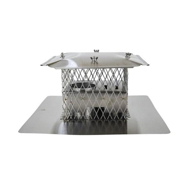 Olympia 3602651 3 x 3 in. Stainless Steel Co-Linear Cap