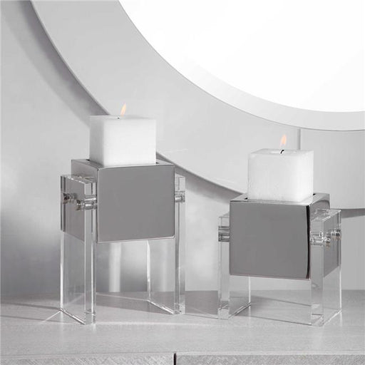 Uttermost 17742 Sutton Square Candleholders - Set of 2