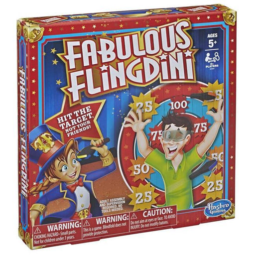 Hasbro HSBE2987 Fabulous Flingdini Board Game&#44; 6 Piece
