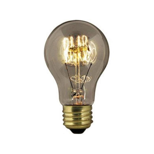 Incandescent Vintage Light Bulb - A Shape  40W- pack of 6