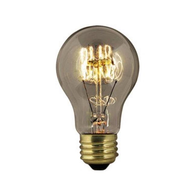Incandescent Vintage Light Bulb - A Shape  40W- pack of 6