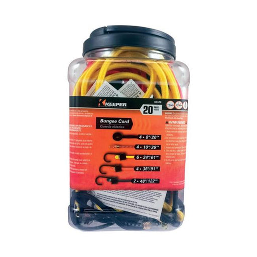 Keeper 8895641 Bungee Cord Set&#44; Assorted - 20 per Case&#44; Pack of 4
