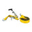 Keeper 8015815 2 in. x 27 ft. Yellow JJ Tie Down with Ratchet - 3333 lbs
