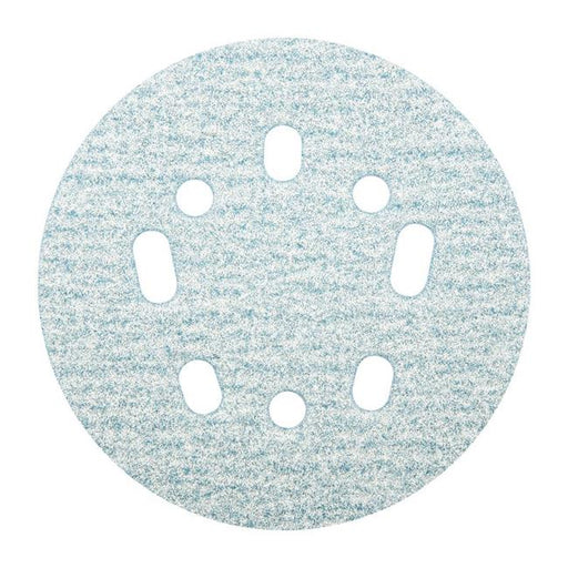 Norton 1931385 ProSand 5 in. Ceramic Alumina Hook & Loop 5 & 8 Hole UVH Sanding Disc&#44; 120 Grit Medium - Pack of 50