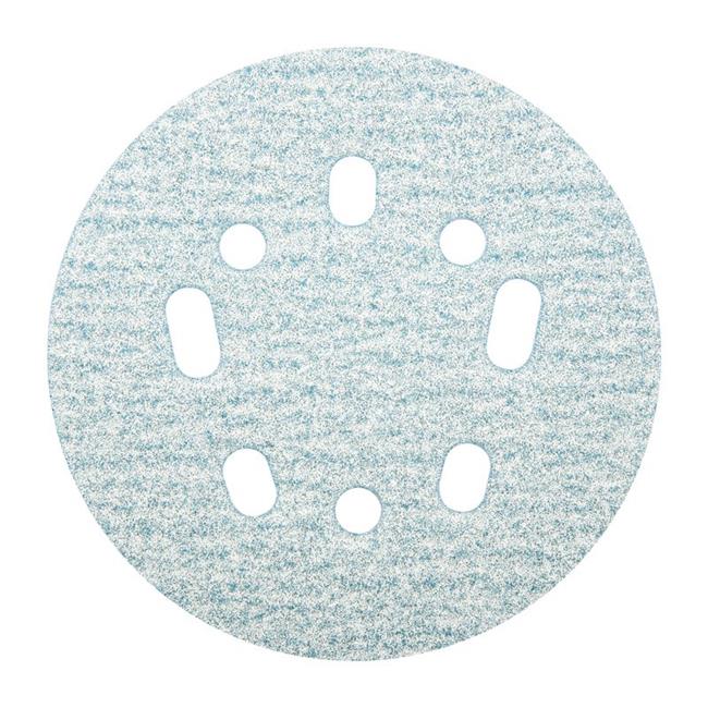 Norton 1931385 ProSand 5 in. Ceramic Alumina Hook & Loop 5 & 8 Hole UVH Sanding Disc&#44; 120 Grit Medium - Pack of 50