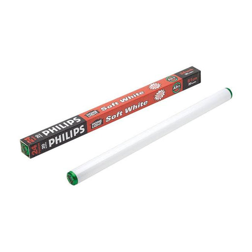 Philips 3000011 20W T12 1.5 Dia. x 24 in. Soft White Fluorescent Bulb Linear&#44; 1350 Lumens - Pack of 6